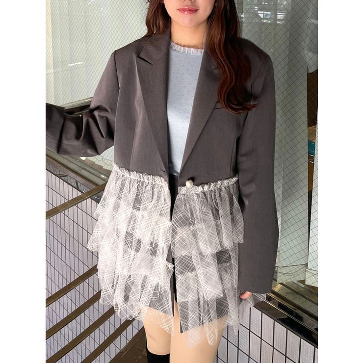 チュールティアードジャケット | CALNAMUR | 詳細画像38 