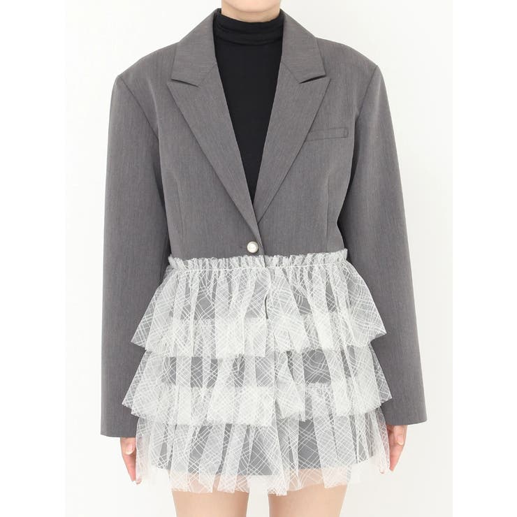チュールティアードジャケット | CALNAMUR | 詳細画像45 