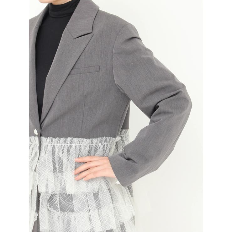 チュールティアードジャケット | CALNAMUR | 詳細画像49 