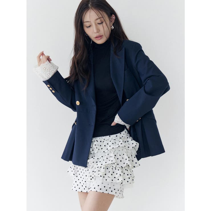 ダブルブレストペプラムジャケット | CALNAMUR | 詳細画像11 