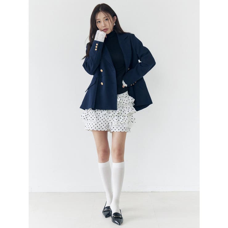 ダブルブレストペプラムジャケット | CALNAMUR | 詳細画像16 