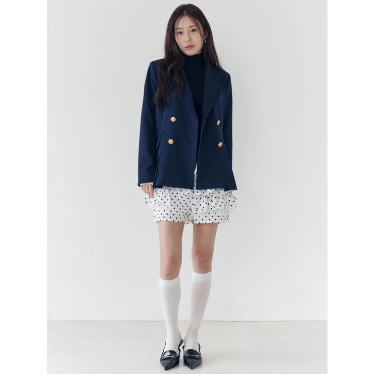 ダブルブレストペプラムジャケット | CALNAMUR | 詳細画像17 