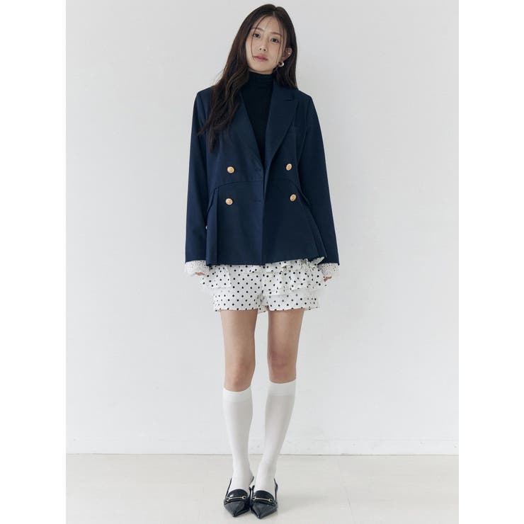 ダブルブレストペプラムジャケット | CALNAMUR | 詳細画像19 