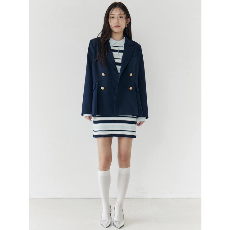 ダブルブレストペプラムジャケット | CALNAMUR | 詳細画像21 