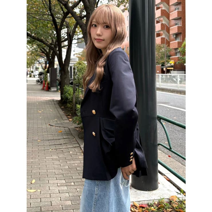 ダブルブレストペプラムジャケット | CALNAMUR | 詳細画像27 