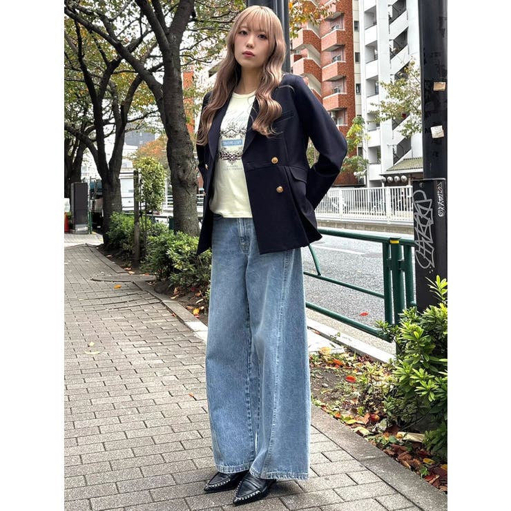 ダブルブレストペプラムジャケット | CALNAMUR | 詳細画像29 