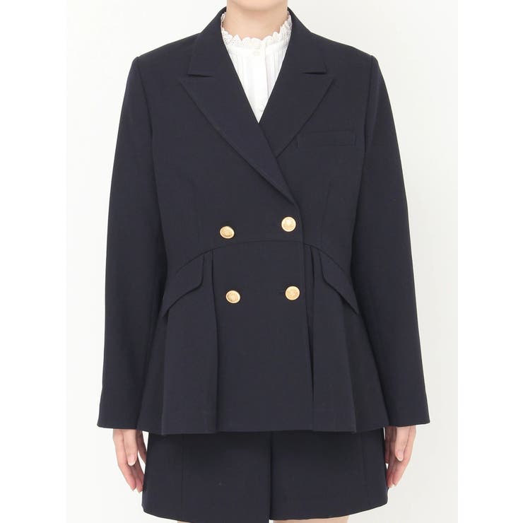 ダブルブレストペプラムジャケット | CALNAMUR | 詳細画像34 