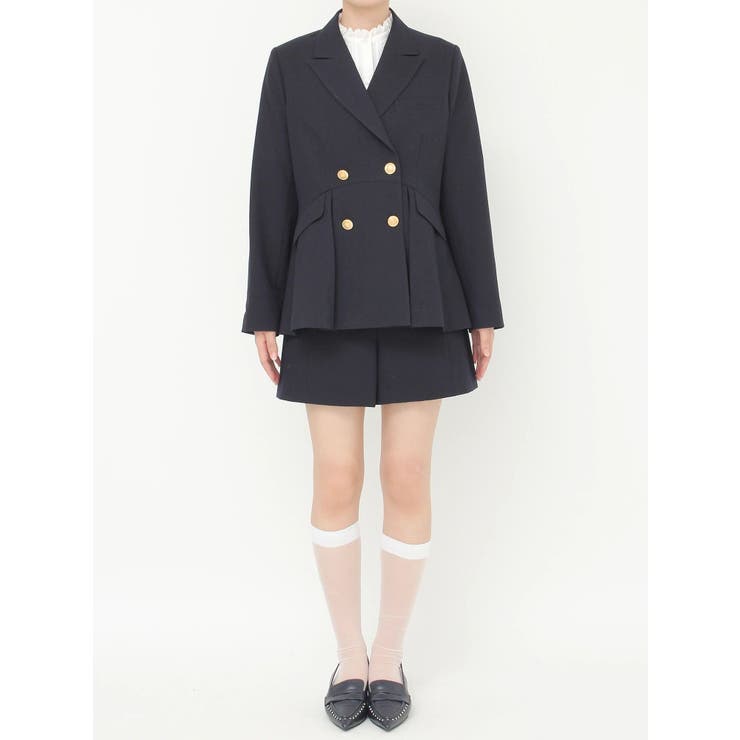 ダブルブレストペプラムジャケット | CALNAMUR | 詳細画像44 