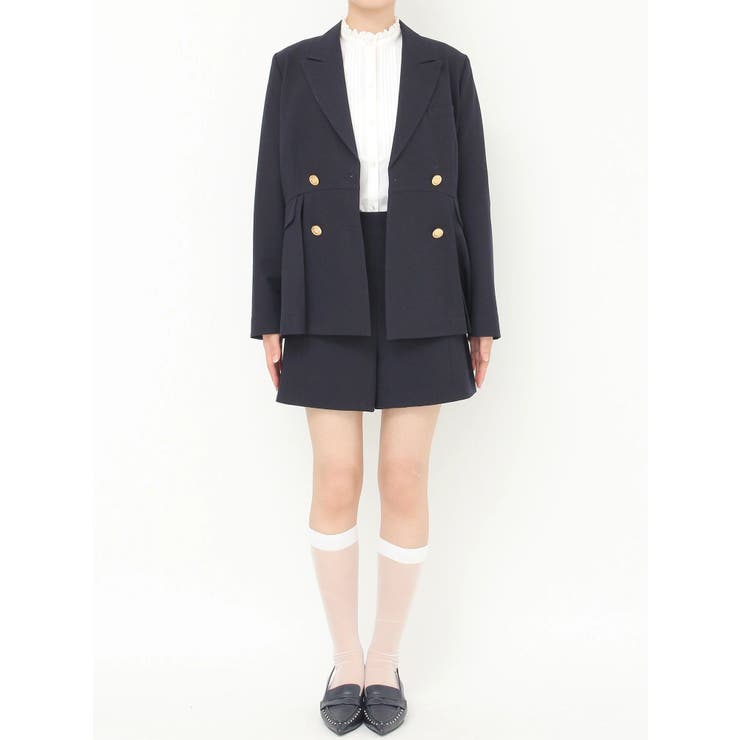 ダブルブレストペプラムジャケット | CALNAMUR | 詳細画像45 