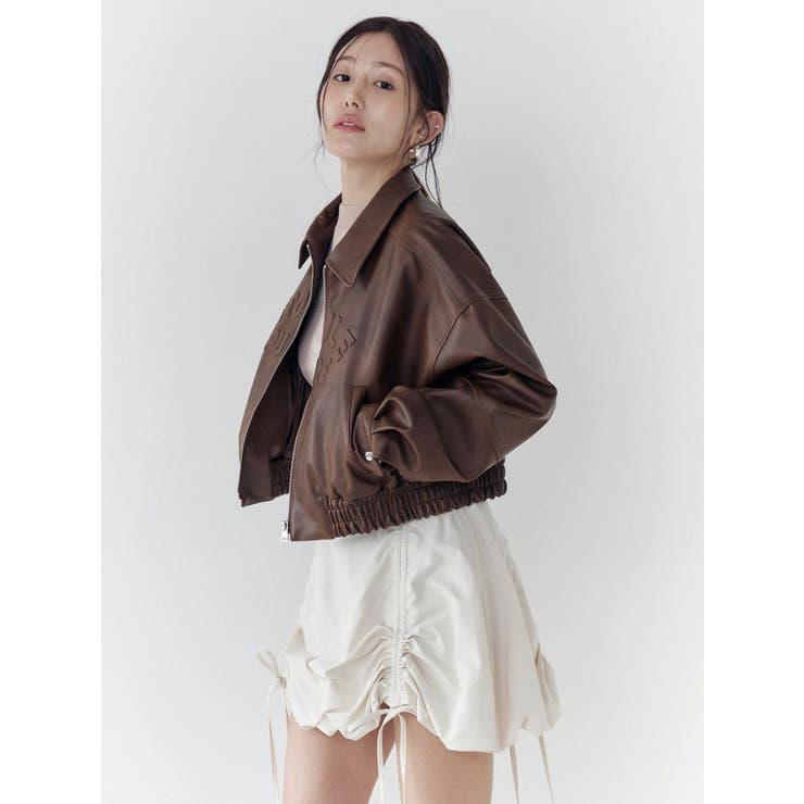 ヴィンテージフェイクレザーブルゾン | CALNAMUR | 詳細画像22 