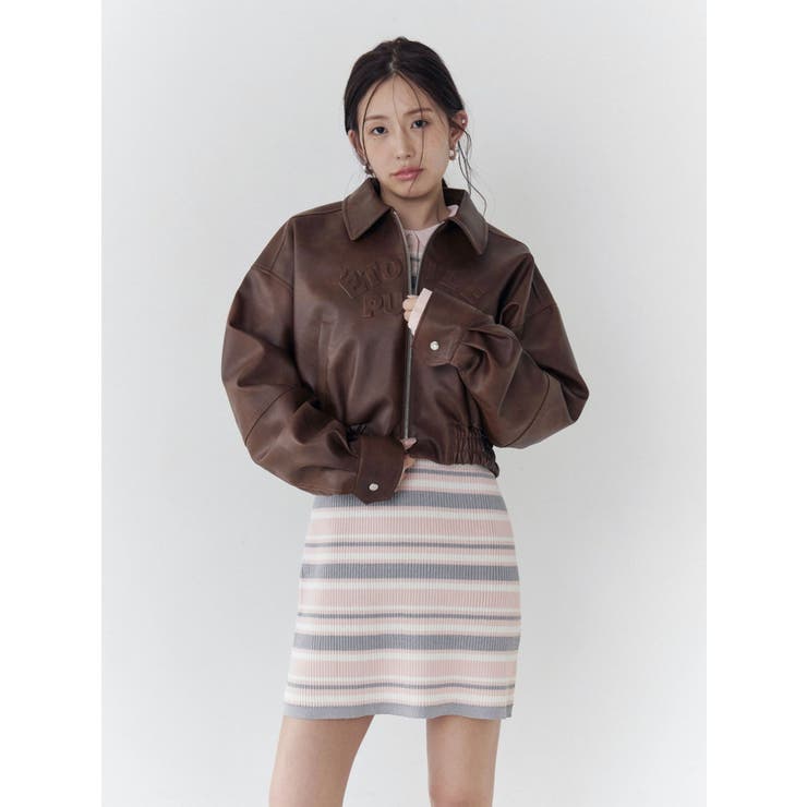 ヴィンテージフェイクレザーブルゾン | CALNAMUR | 詳細画像23 