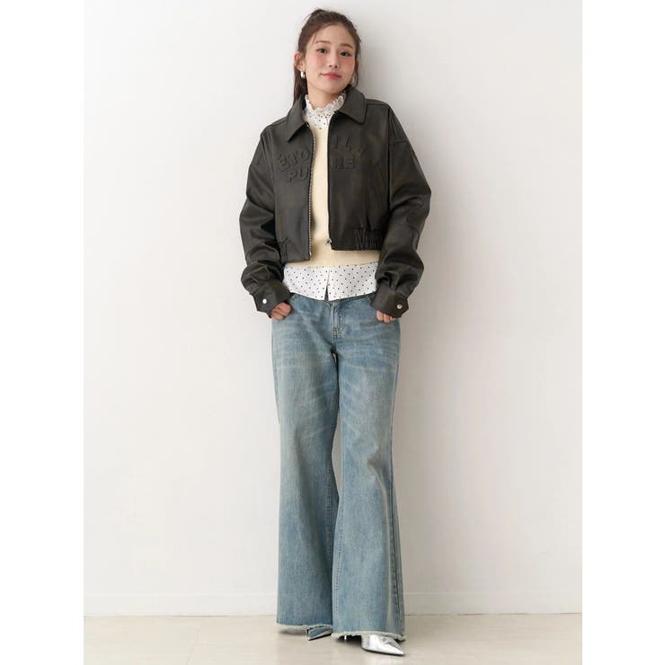 ヴィンテージフェイクレザーブルゾン | CALNAMUR | 詳細画像30 