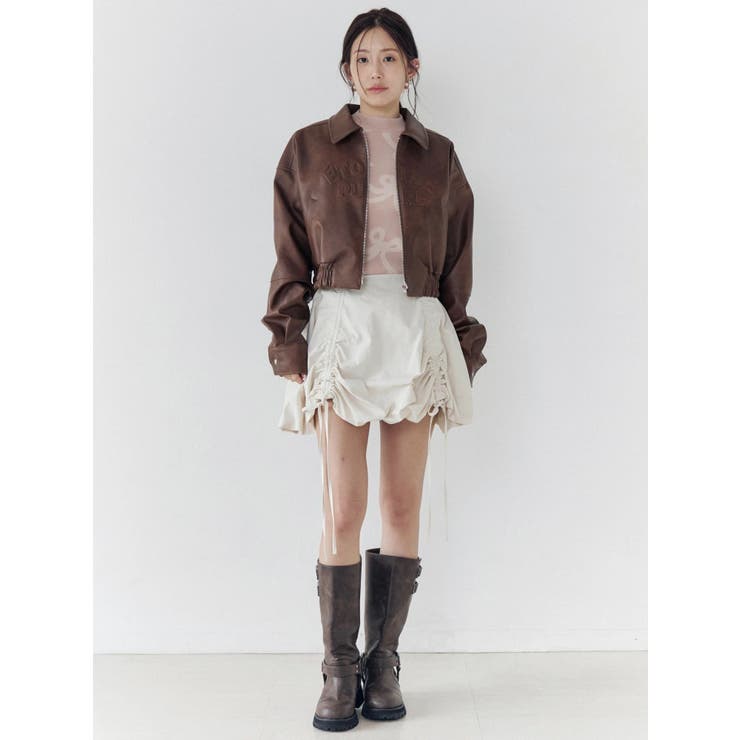 ヴィンテージフェイクレザーブルゾン | CALNAMUR | 詳細画像36 