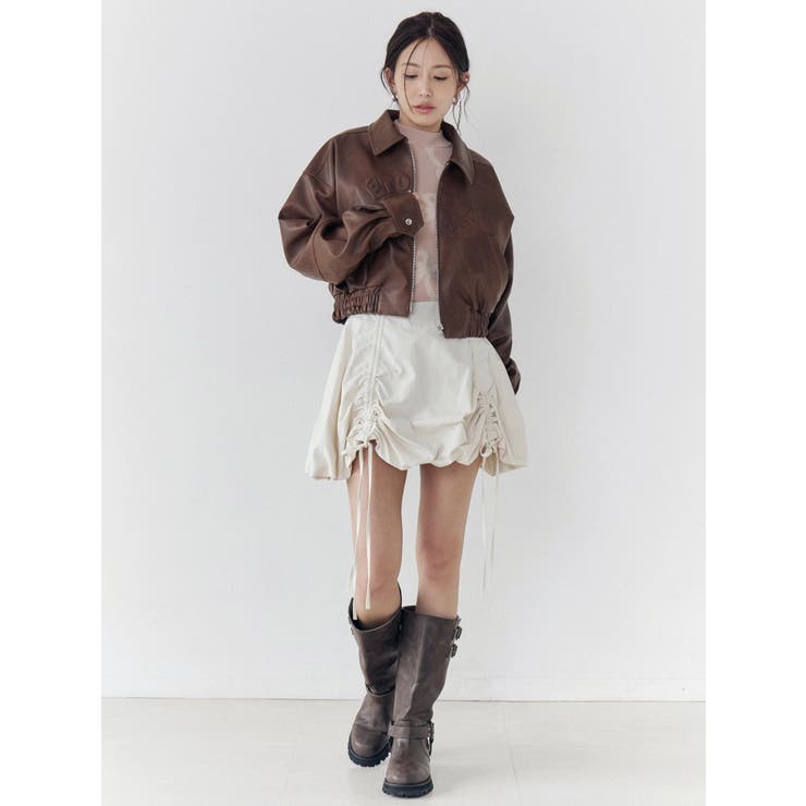 ヴィンテージフェイクレザーブルゾン | CALNAMUR | 詳細画像37 