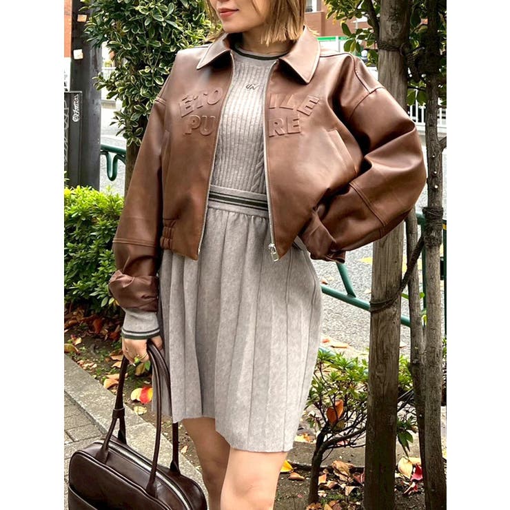 ヴィンテージフェイクレザーブルゾン | CALNAMUR | 詳細画像47 