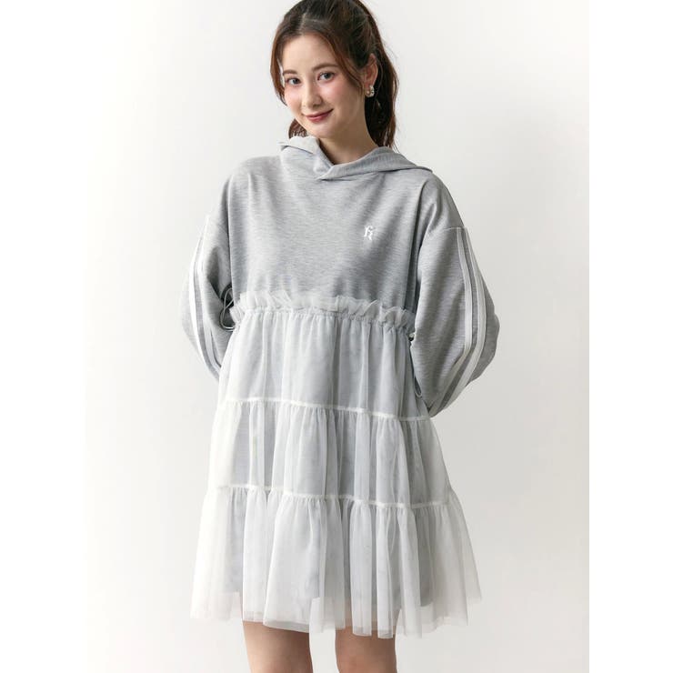 2WAYチュールオーバースウェットワンピース | CALNAMUR | 詳細画像10 