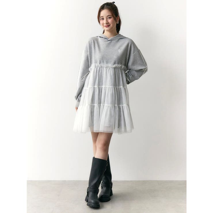 2WAYチュールオーバースウェットワンピース | CALNAMUR | 詳細画像23 