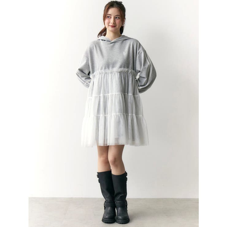 2WAYチュールオーバースウェットワンピース | CALNAMUR | 詳細画像24 