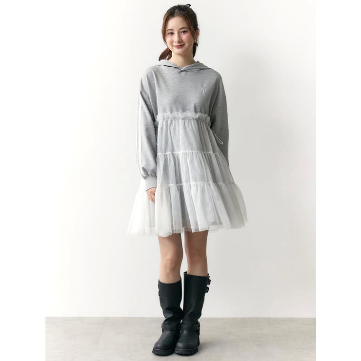 2WAYチュールオーバースウェットワンピース | CALNAMUR | 詳細画像25 