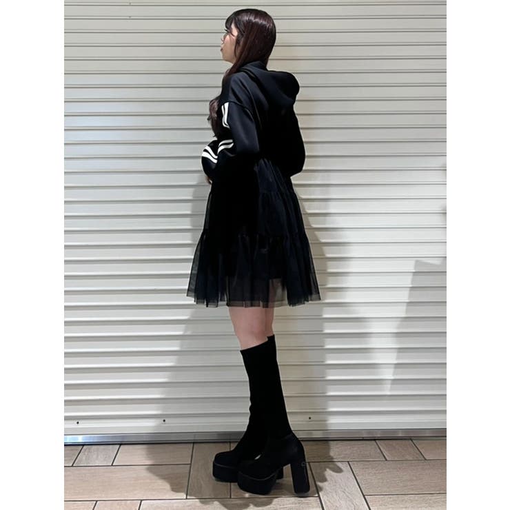 2WAYチュールオーバースウェットワンピース | CALNAMUR | 詳細画像5 