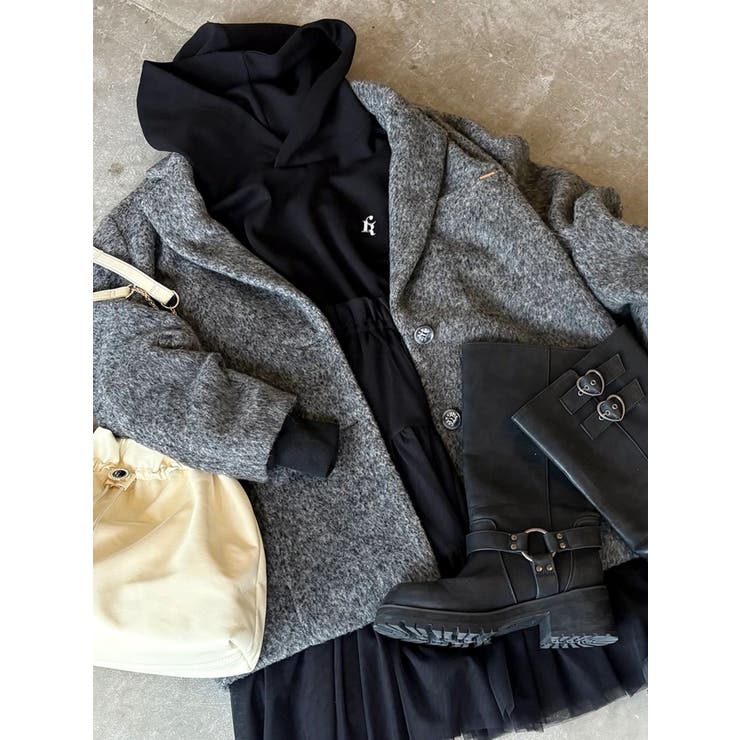 2WAYチュールオーバースウェットワンピース | CALNAMUR | 詳細画像8 