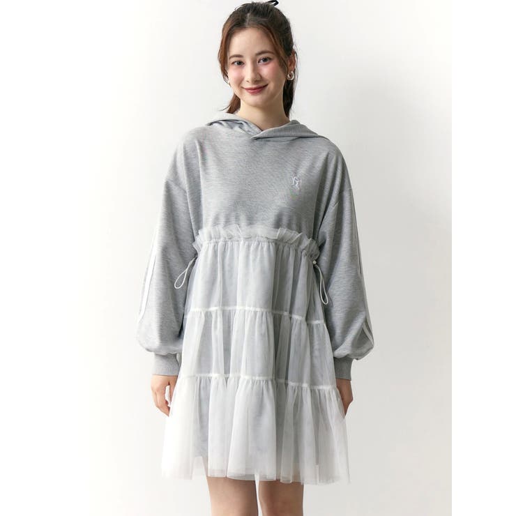 2WAYチュールオーバースウェットワンピース | CALNAMUR | 詳細画像9 