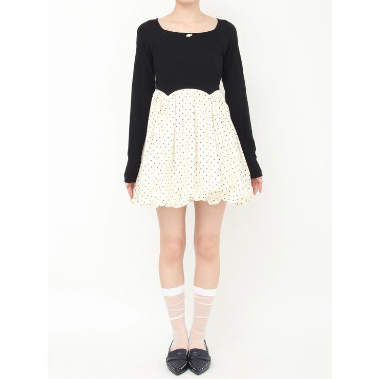 ドッキングバルーンミニワンピース | CALNAMUR | 詳細画像31 