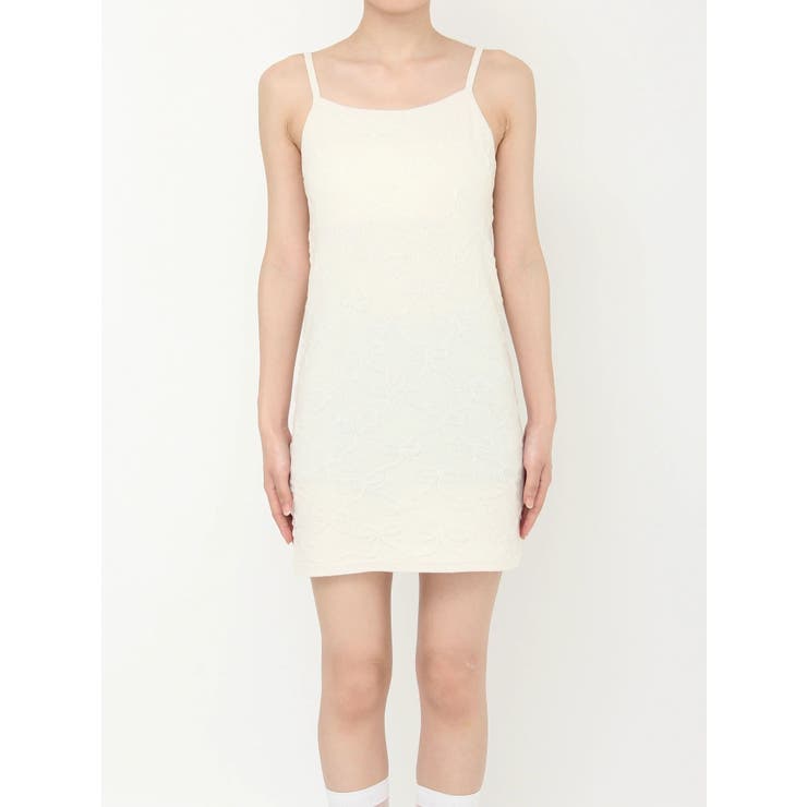 リボンジャガードキャミワンピース | CALNAMUR | 詳細画像28 