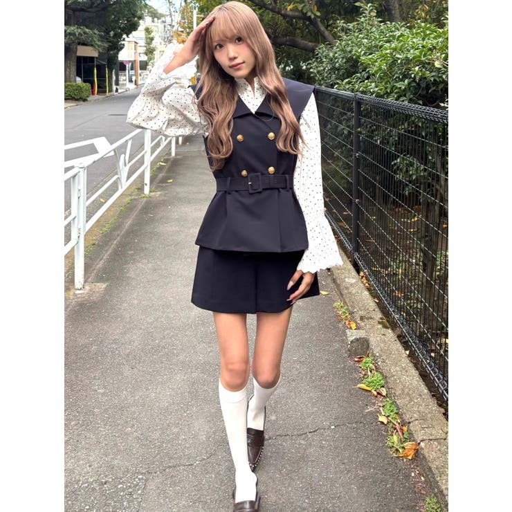 コットンフリルレースブラウス | CALNAMUR | 詳細画像48 