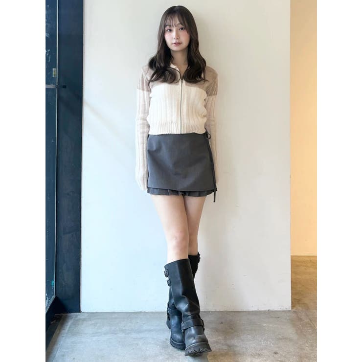 ラッププリーツショートパンツ | CALNAMUR | 詳細画像18 