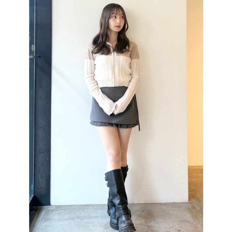 ラッププリーツショートパンツ | CALNAMUR | 詳細画像19 