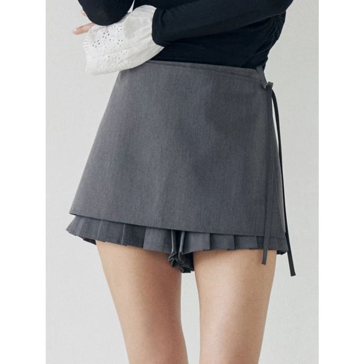 ラッププリーツショートパンツ | CALNAMUR | 詳細画像2 