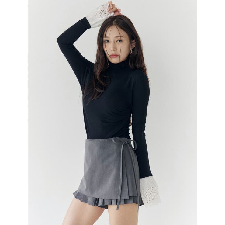 ラッププリーツショートパンツ | CALNAMUR | 詳細画像4 