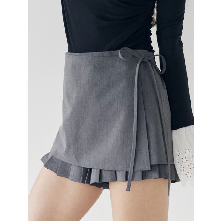 ラッププリーツショートパンツ | CALNAMUR | 詳細画像5 