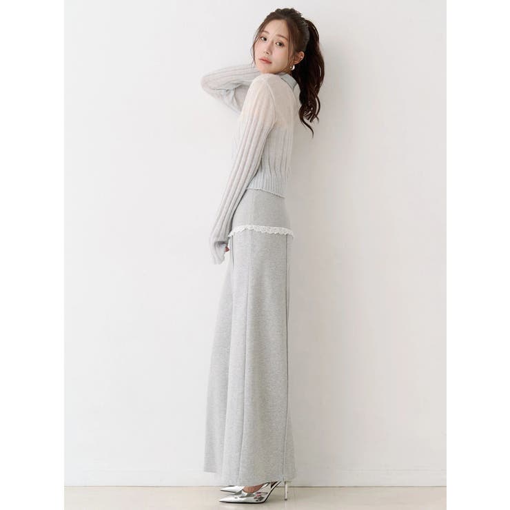 太リブベルトスウェットパンツ | CALNAMUR | 詳細画像4 