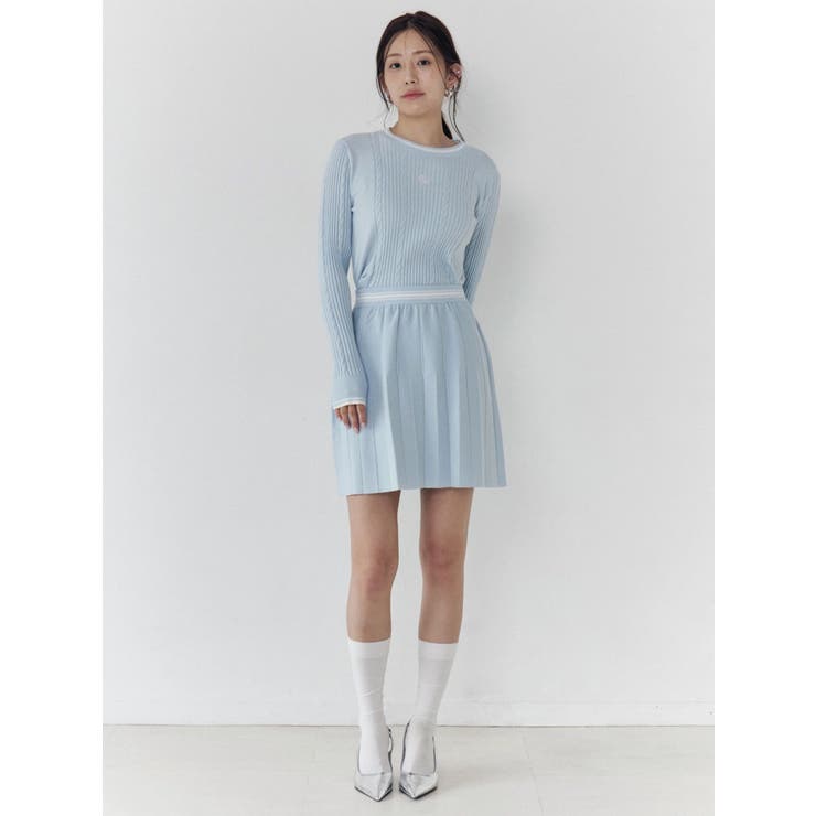 ニットプリーツミニスカート | CALNAMUR | 詳細画像25 