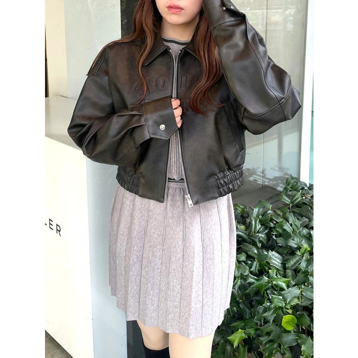 ニットプリーツミニスカート | CALNAMUR | 詳細画像31 