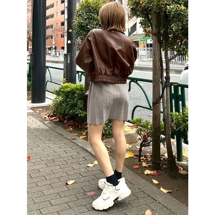 ニットプリーツミニスカート | CALNAMUR | 詳細画像37 