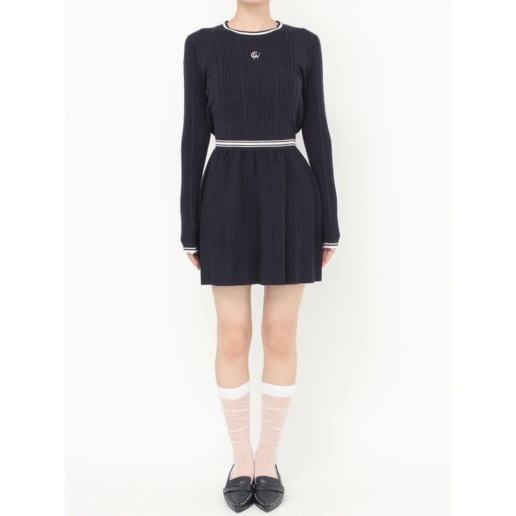 ニットプリーツミニスカート | CALNAMUR | 詳細画像45 