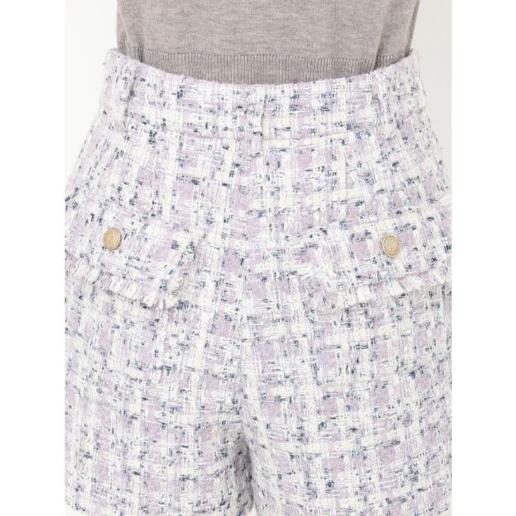 バックポケットツイードショートパンツ | CALNAMUR | 詳細画像35 