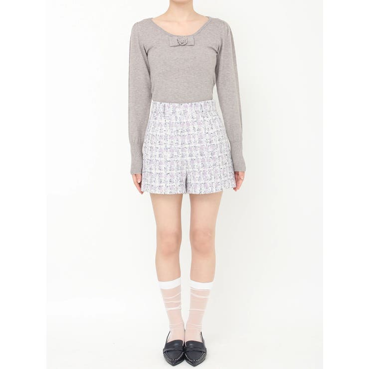 バックポケットツイードショートパンツ | CALNAMUR | 詳細画像40 