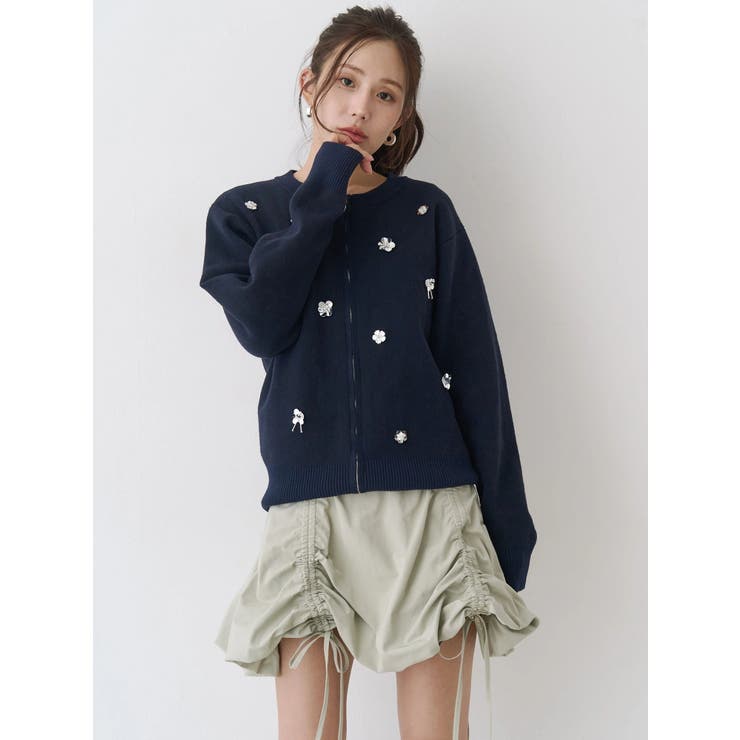 ドロストバルーンミニスカート | CALNAMUR | 詳細画像12 