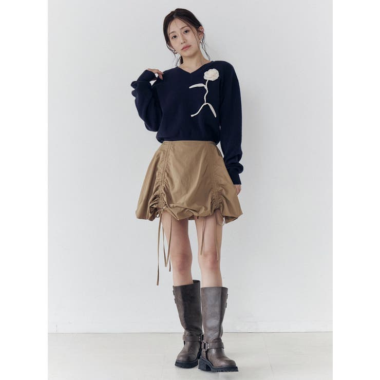 ドロストバルーンミニスカート | CALNAMUR | 詳細画像22 