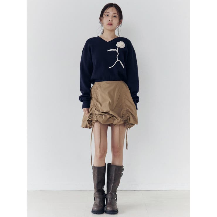 ドロストバルーンミニスカート | CALNAMUR | 詳細画像23 