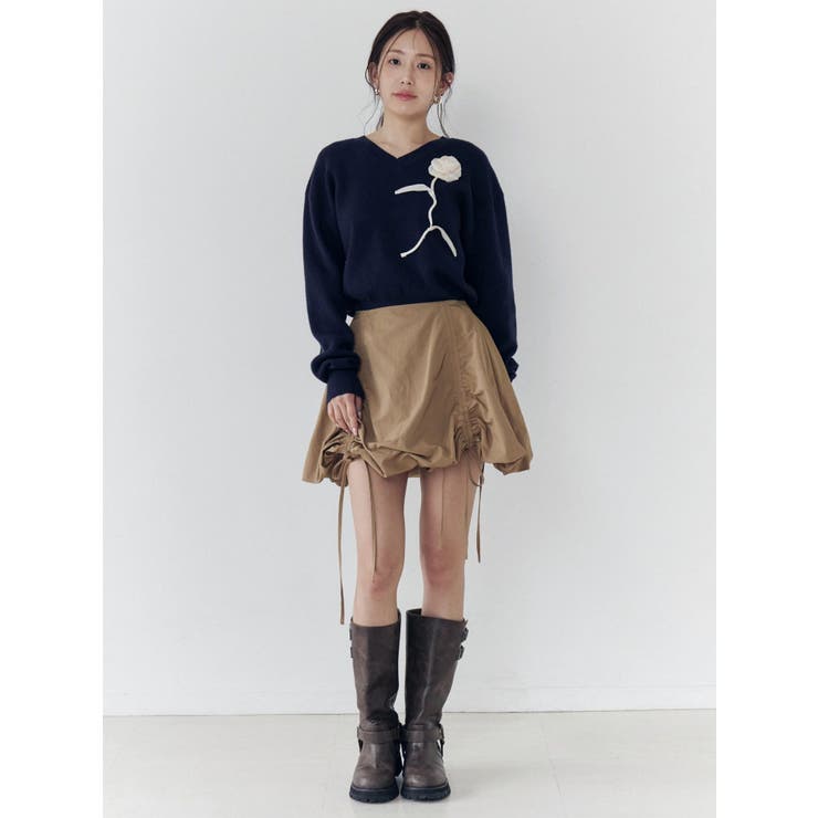 ドロストバルーンミニスカート | CALNAMUR | 詳細画像25 