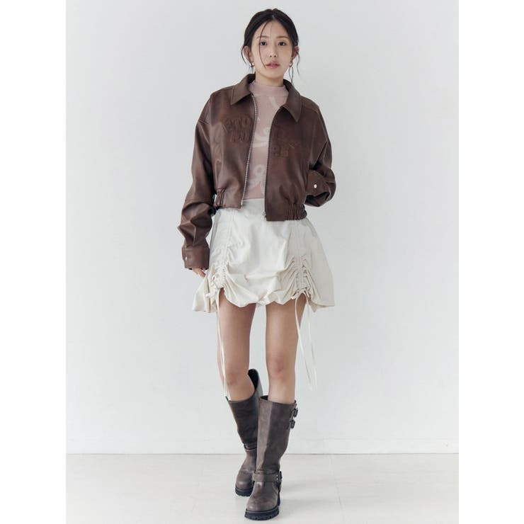 ドロストバルーンミニスカート | CALNAMUR | 詳細画像28 