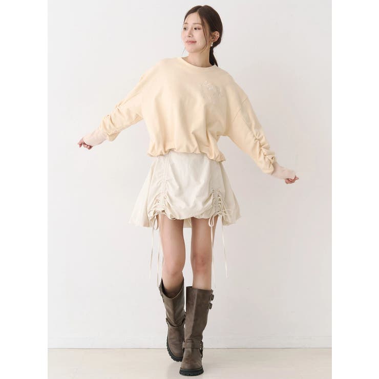 ドロストバルーンミニスカート | CALNAMUR | 詳細画像34 