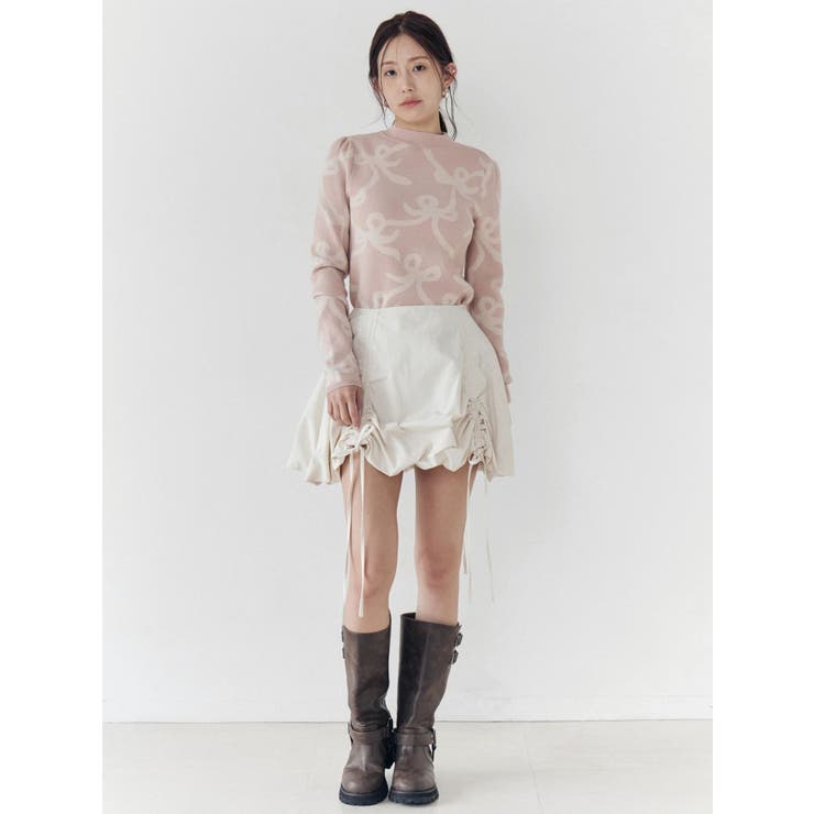 ドロストバルーンミニスカート | CALNAMUR | 詳細画像35 