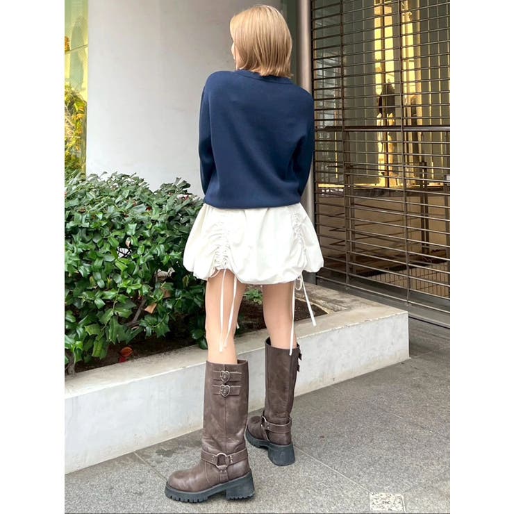 ドロストバルーンミニスカート | CALNAMUR | 詳細画像44 