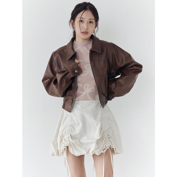 ドロストバルーンミニスカート | CALNAMUR | 詳細画像8 